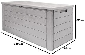 Deuba Cutie depozitare gradina 280 L - gri