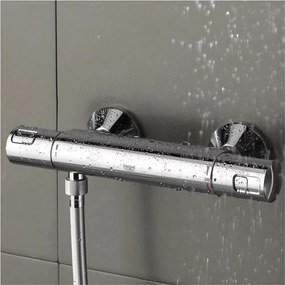 Baterie dus termostatata Grohe Precision Start crom lucios
