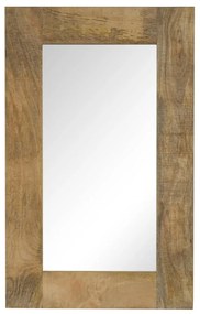 vidaXL Oglindă, lemn masiv de mango, 50 x 80 cm