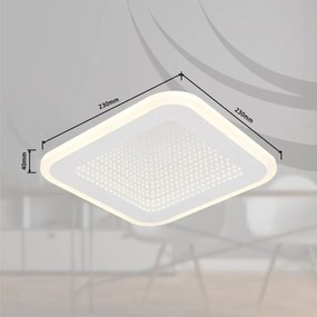 Plafoniera LED cu efect de oglinda 3D LAMELA