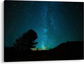 Tablou cu cerul nocturn și stele (70x50 cm)