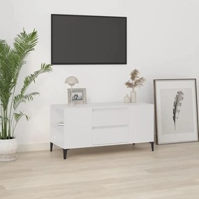 819604 vidaXL Comodă TV, alb, 102x44,5x50 cm, lemn prelucrat
