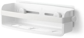 Raft pentru baie alb autoadeziv din plastic reciclat Flex Adhesive – Umbra