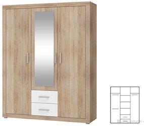 Dulap de haine Verena 3D. 746656