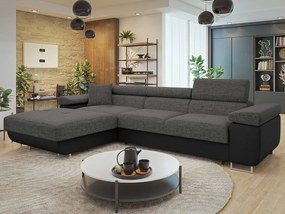 Colțar Terazuro Mini (Gri închis + Negru) (cu sp. depozitare) (S). Promo -17%. 1105275