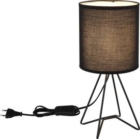 Globo 21734S - Lampă de masă TAMIAN 1xE14/40W/230V neagră