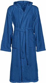 vidaXL Halat de baie KINN albastru L Bumbac