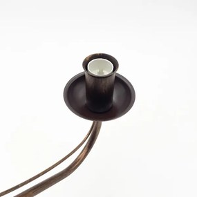 Candelabru cu lanț ANTON 8xE14/60W/230V bronz