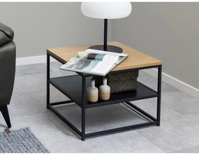 Masă de cafea CORA stejar/negru