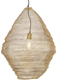 Lampă suspendată orientală aurie 60 cm - Nidum