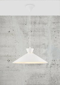 Pendul design modern Dial 45 alb
