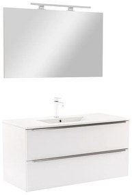 Mobilier complet de baie Vario Trim 100 alb-alb