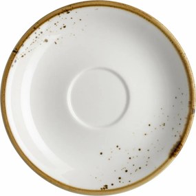 Mäser Farfurie Espresso Pintar Puncte maro alb 13cm, S