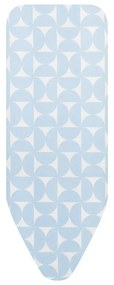 Husa pentru masa de calcat Brabantia B 1005629, 124x38 cm, 8 mm, Albastru deschis