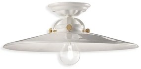 Plafoniera design retro realizata manual din ceramica B-W