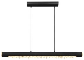 Lustra suspendata LED design modern Felicitas negru