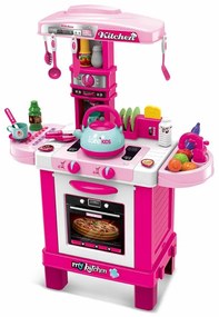 Bucătărie pentru copii Baby Mix roz, 87 x 64 x 29 cm