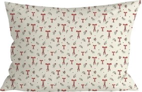Husa de perna din policoton HOLLY BOWS POLY 50x70 cm, colorat