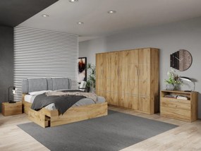 Set dormitor complet Stejar Adapto C13