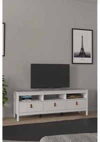 Comodă TV albă 151x54 cm Madrid – Tvilum