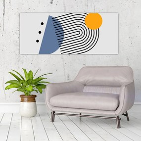 Tablou - Abstracție minimalistă N⁰2 (120x50 cm)