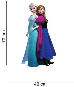 Sticker perete Ana si Elsa Frozen