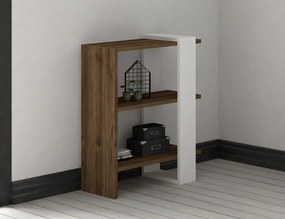 Set de mobilier pentru living Gaye, Nuc- Alb