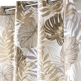 Draperie gri-aurie 140x260 cm Mogador – douceur d'intérieur