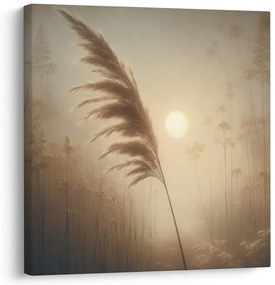 Tablou iarbă de pampas în lumina soarelui