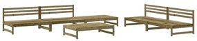 3186619 vidaXL Set mobilier relaxare de grădină, 6 piese, lemn de pin tratat