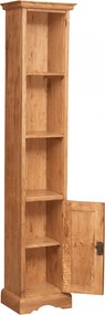 Biblioteca mica, L40 30 H196 cm, natur antichizat, lemn masiv