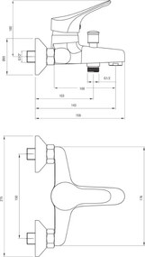 Robinet cada din seria Joko BOJ_010M