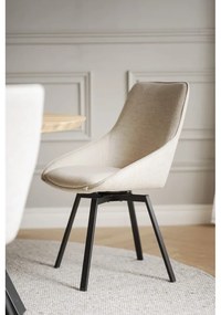 Scaune de dining bej 2 buc. Alison – Rowico