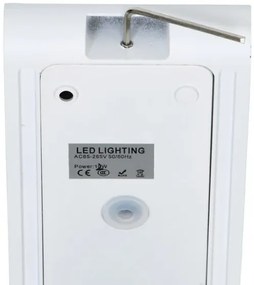 Aplică LED de exterior Ecolite ZFP12-BI BRICK 2xLED/6W/230V IP65 alb