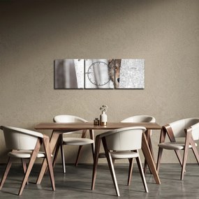 Tablou - Lup (cu ceas) (90x30 cm)