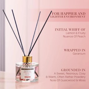 Odorizant camera cu betisoare MIDNIGHT ROSE, SS India, 120 ml