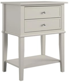 Noptieră gri deschis Franklin – Støraa