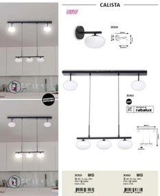Lustra suspendata design industrial Calista 3060 RX