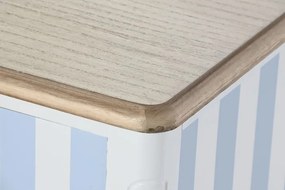 Comoda TV, bleu, din lemn de paulownia, Charme