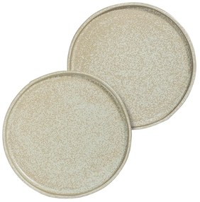 Farfurii bej 2 buc. din piatră ø 20 cm Sand Grain – Mette Ditmer Denmark