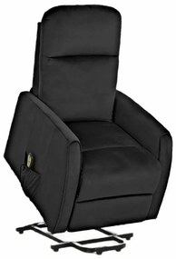 Scaun reclinabil Javier Velvet, negru