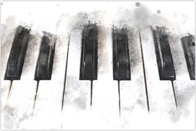 Tablou - Pian, acuarelă (90x60 cm)