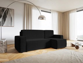 Colțar Copenhagen L  (negru + negru). 1099819