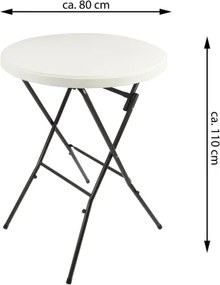 Masă pliabilă BISTRO incl. husă elastic 80 x 80 x 110 cm
