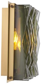 Aplica de perete cu aspect arhitectural Nuvola S alama antic/ verde