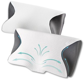 Set 2X perne ortopedice Suporto®️ din spuma cu memorie, cu extensii
