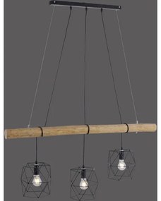 Leuchten Direkt 15503-18 - Lustră pe cablu EDGAR 3xE27/60W/230V