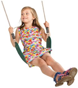 Leagan flexibil pentru copii Wraparound, Verde, cu franghie PP10
