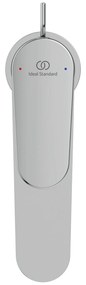 Baterie lavoar Ideal Standard Cerafine O II crom lucios cu ventil inclus Crom lucios