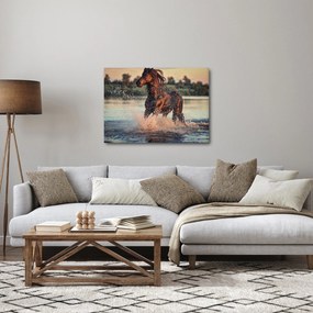 Tablou - Cal care aleargă (70x50 cm)